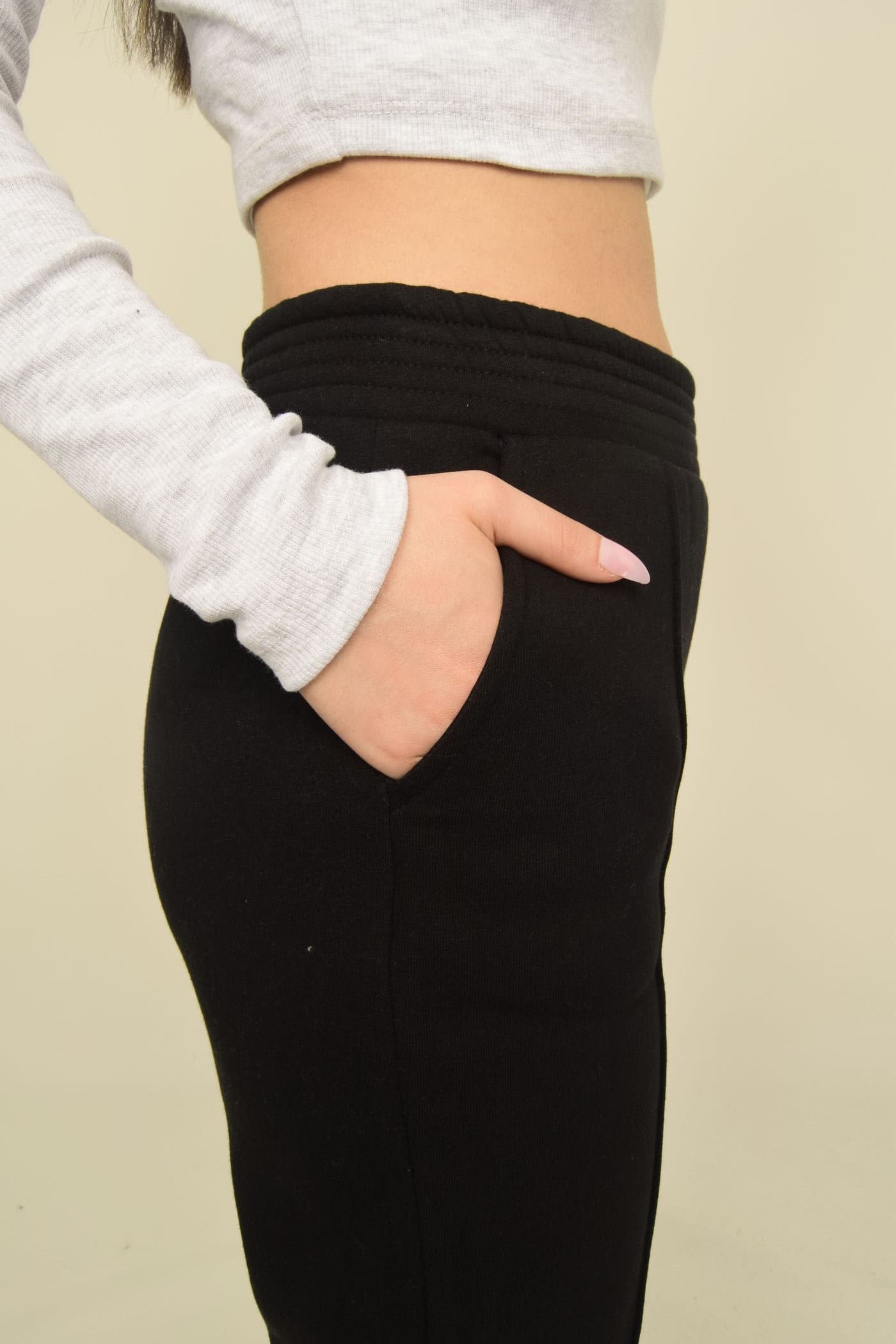Dikiş Detaylı Paçası Lastikli Jogger Eşofman Görsel 16
