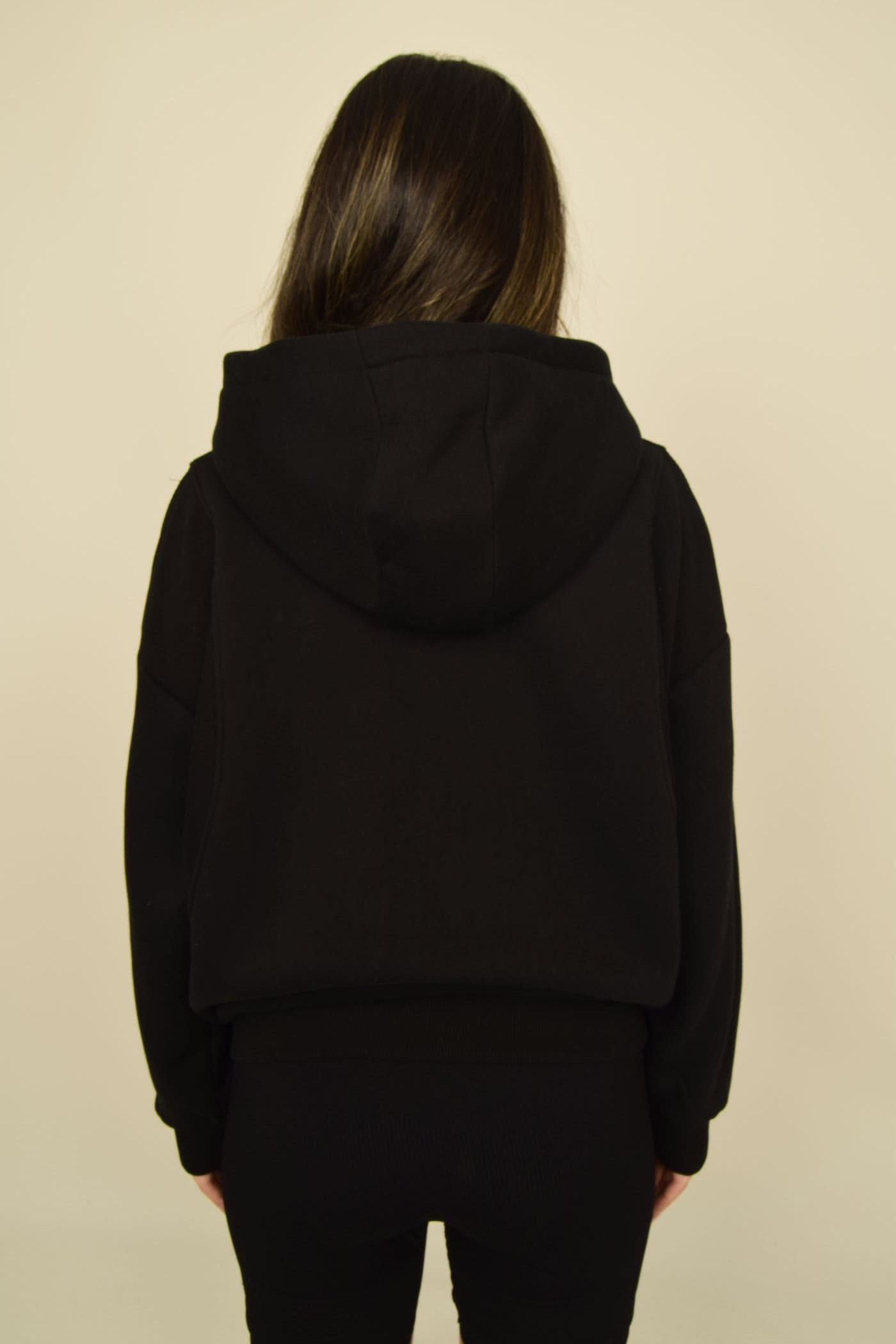 Kaşkorse Detaylı Kapüşonlu Oversize Sweatshirt Görsel 17